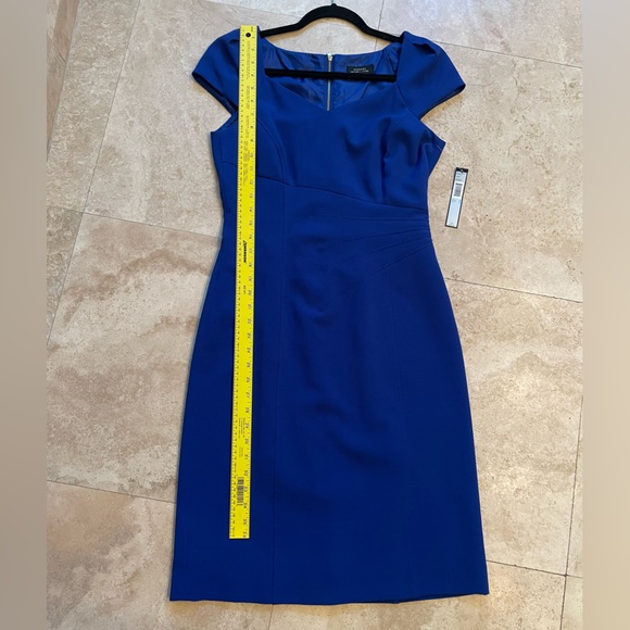 TAHARI NWT Cobalt Blue Dress - Picture 11 of 11